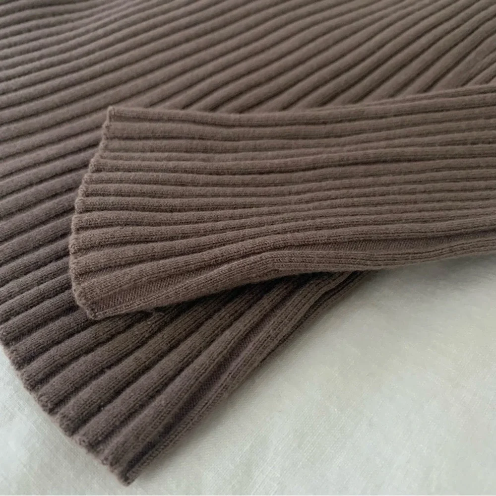 Wolford Merino Wool Turtleneck Ribbed Sweater - Picture 9 of 13